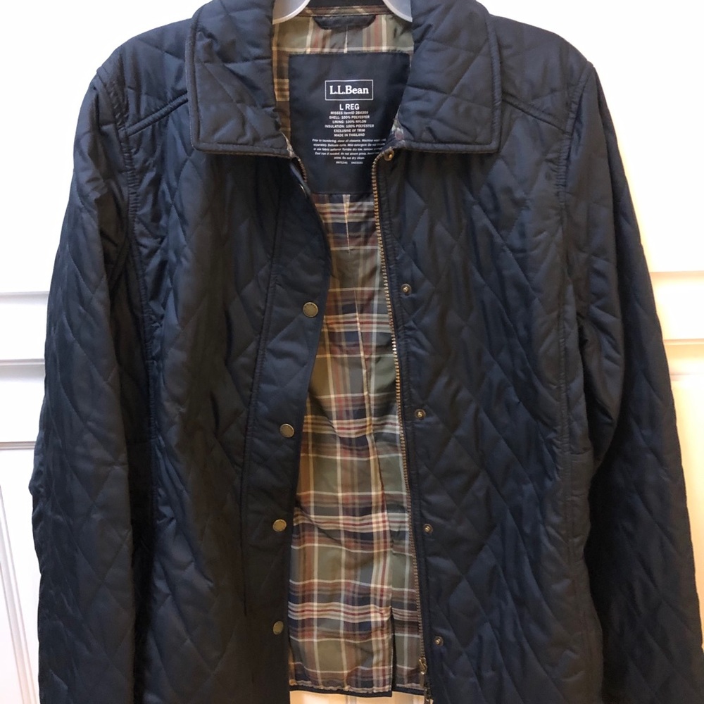LL Bean quilted riding jacket